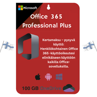 Office 365 Pro Plus | Elinikäinen tili