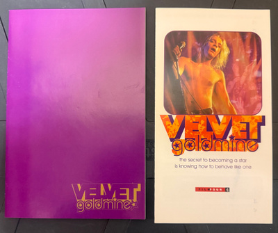 VELVET GOLDMINE BOOKLET VIHKONEN