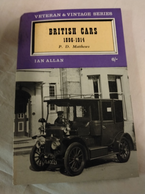 britis cars 1896-1914