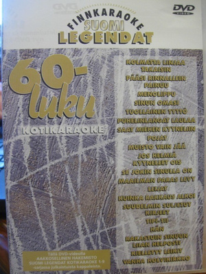 FINNKARAOKE SUOMI LEGENDAT DVD KOTIKARAOKE 60-LUKU