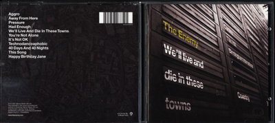 THE ENEMY . CD-LEVY . WE´LL LIVE AND DIE IN THESE TOWN