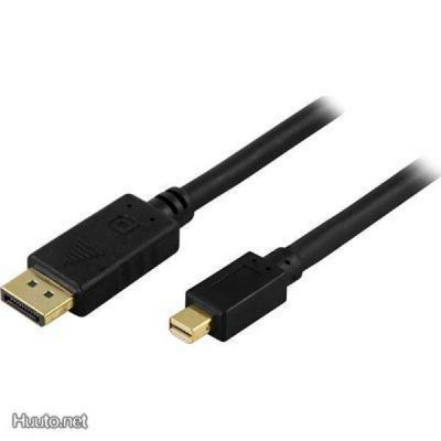 Deltaco DisplayPort uros - Mini DisplayPort uros kaapeli, 5m