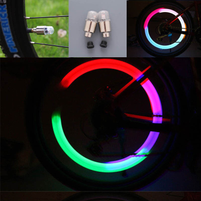 2kpl LED Valo Polkypyöränrengas venttiili, Mopo, Auto COOL!