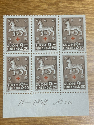 PR 1943 2MK+20PEN NUMERO KUUSILO**