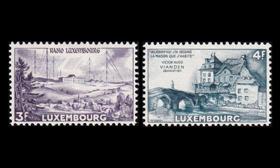 Luxemburg 512-3 * Maisemia (1953)