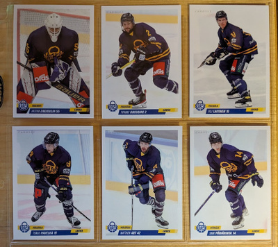2022-23 Cardset Series 1 Lukko Team Set 12 korttia (97-108)