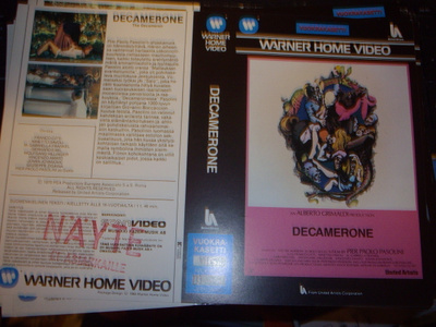 Vhs kansipaperi Fix - Decamerone (Sis.postikulut)