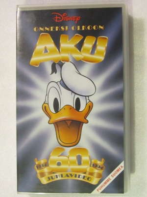 Walt Disney • Onneksi olkoon Aku • 60 vuotis Juhlavideo VHS