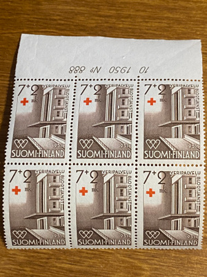 PR 1951 7MK+2MK NUMERO KUUSILO**