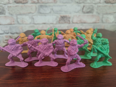 TURTLES FIGUURIT (17 KPL)