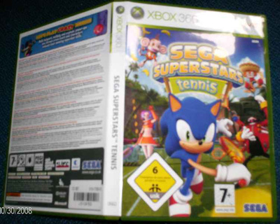 XBOX 360 -peli: Sega Superstars TENNIS (Sis.pk:t)