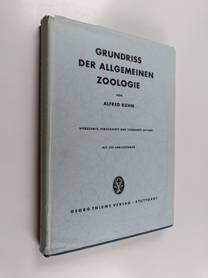 Alfred Kuehn : Grundriss der allgemeinen Zoologie