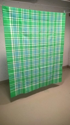 Vintage - Finlayson - ruutukuvio kangaspala - 130x185 cm