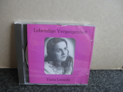 Tiana Lemnitz:Lebendige Vergangenheit cd