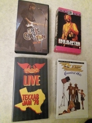VHS videokasetteja 1€/kpl