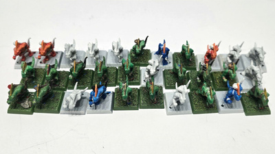 WHFB - 32kpl Lizardmen Skinks [F54]