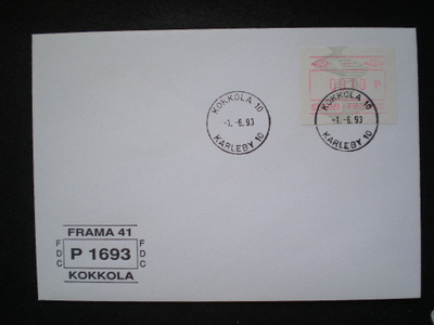 ATM15 0,10 mk lähetyksellä LOISTONA v. 1993