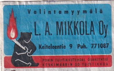 L. A. Mikkola Oy. Keiteleentie 9    6/1