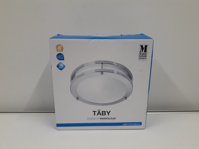 Kattovalaisin Täby 1led (chrome, bath, MarkSlöjd, uusi)