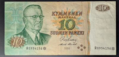 10 Markkaa 1980 tähti R0954156