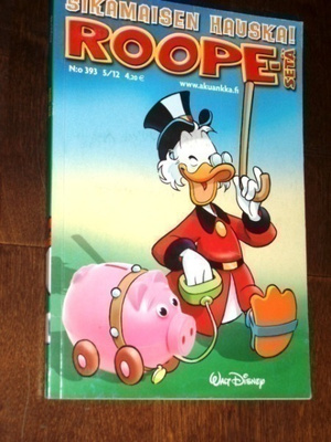 Roope-Setä Taskulehti  5 / 2012 (393) - Walt Disney
