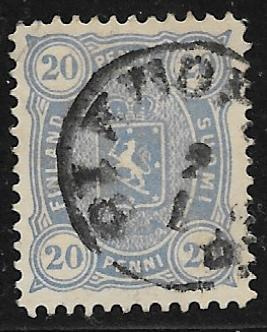 Nelilukuiset 1882 20p (LAPE 15 L) O