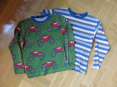 Pojalle LINDEX Kids auto MOS kids paidat 2 kpl koko 116/ 122