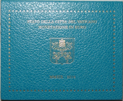 2019 Vatikaani 1c-2€ BU sarja
