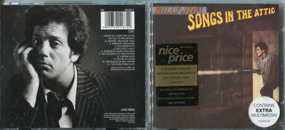 BILLY JOEL . CD-LEVY . SONGS IN THE ATTIC