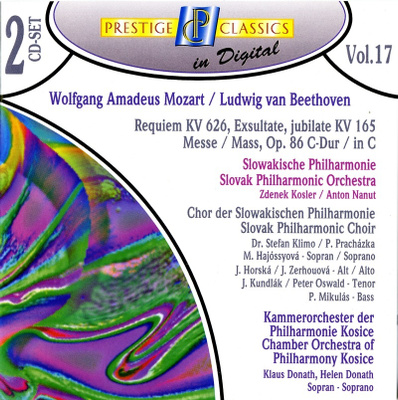 Mozart - Requiem, Exsultate, Jubil. - Beethoven - Mass 2 CD