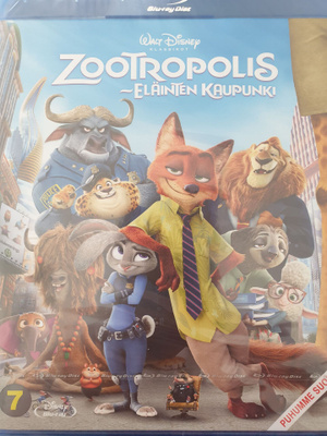 ZOOTROPOLIS BLU-RAY SUOMIPUHE UUSI