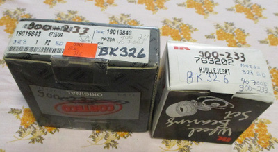 Mazda 323 1.1 1.3 1.5 BD 1981-1985 takapyörän laakerisarjat
