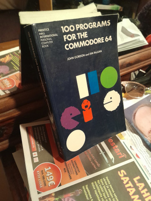 100 Programs for the commodore 64 KIRJA rare