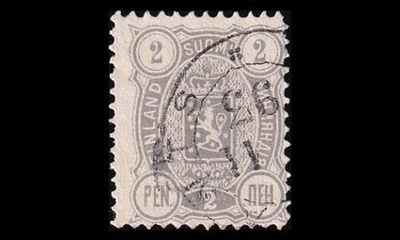 27Ad o Vaakuna 2 p (12½) Ilomants x.11.95 (1889)
