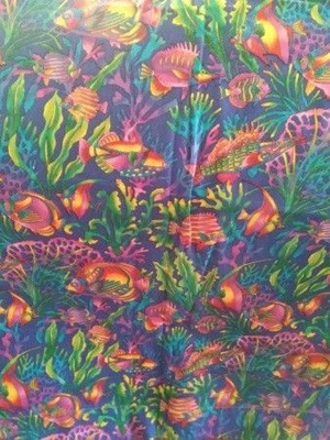 Värikäs tilkkutyökangas 150x110cm