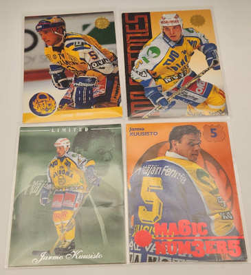 Jarmo Kuusisto jääkiekkokortit 4-in-1