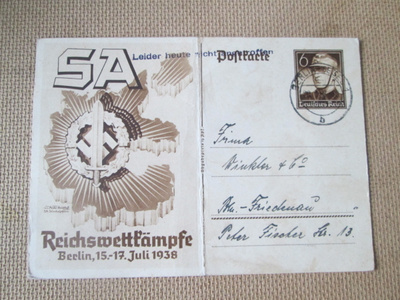 Reich: SA propaganda ehiö 1938