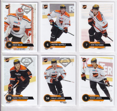 2021-22 Cardset Series 1 KooKoo Team Set 12 korttia (73-84)