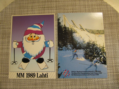 Lahti 1989 2 korttia.
