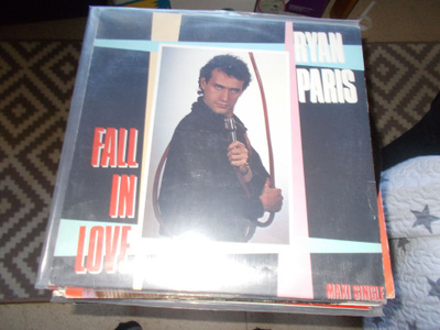 12" VINYYLI MAXI SINKKU RYAN PARIS ** FALL IN LOVE **