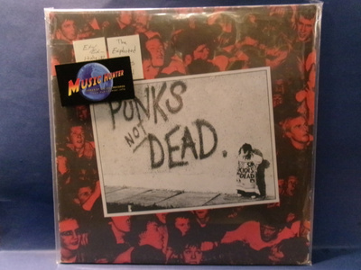 THE EXPLOITED - PUNKS NOT DEAD EX-/EX- ITALY -82 LP