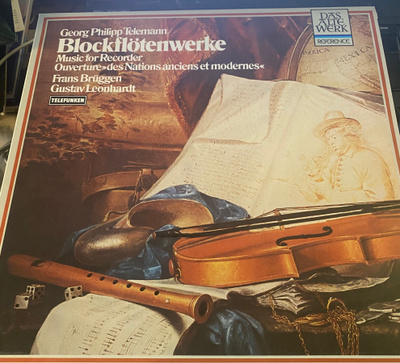 Telemann: Blockflötenwerke (nokkahuilu) LP (1962)