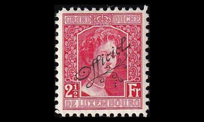 Luxemburg 106 * Virkamerkki 2½ Fr (1915)