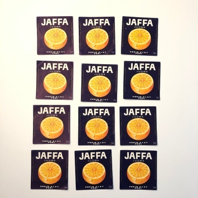 Vanhoja pullon etikettejä 18kpl