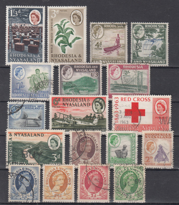 RHODESIA JA NJASSAMAA wanhaa siirtomaa-ajalta