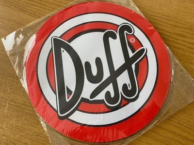 Duff olut logo hiirimatto