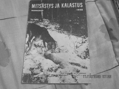 Metsästys ja kalastus Marraskuu 1948