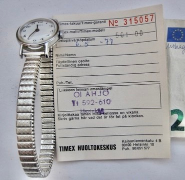 VANHA Kello Timex