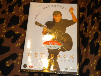 DVD - PAUL McCARTNEY - Get Back (The Movie) 1990