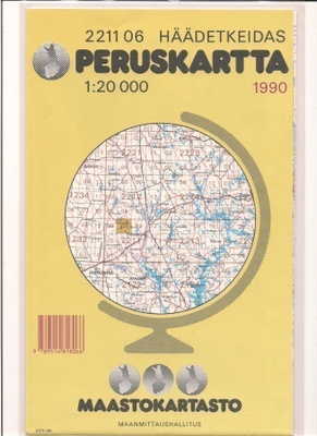 Peruskartta 1:20 000 Häädetkeidas